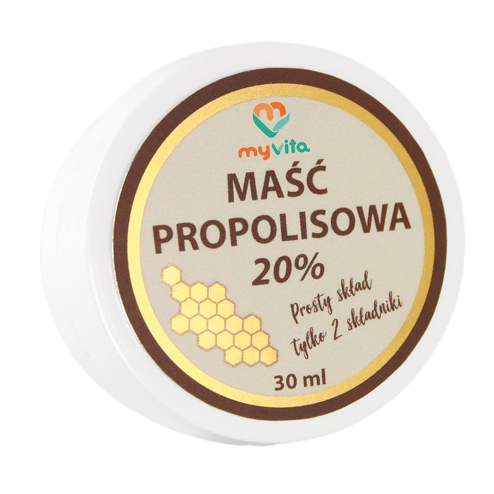 MyVita Propolis Ointment baksida näringsinformation