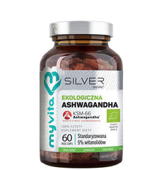 Myvita Organic Ashwagandha KSM-66 framsida