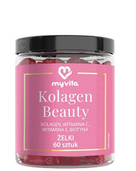 Myvita Collagen Beauty Gummies baksida näringsinformation