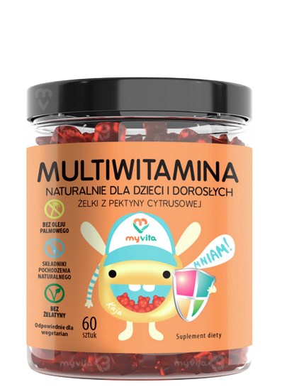 MyVita - Multivitamin Gummier Naturlig Citruspektin 60 Stykker