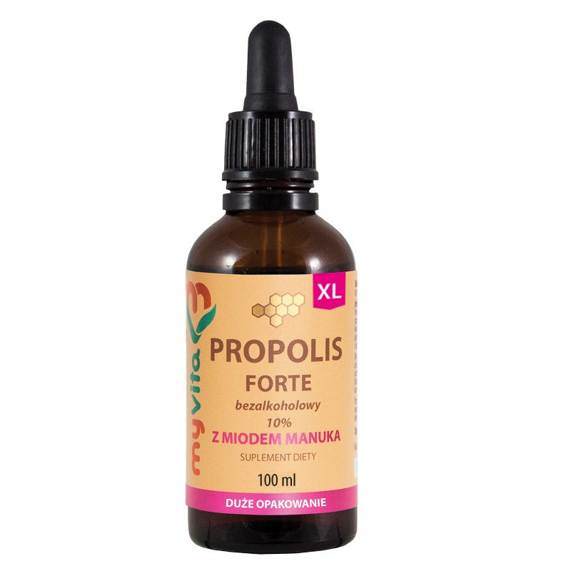 Propolis Forte med Manuka Honung 10% baksida