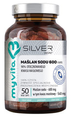 MyVita Sodium Butyrate Forte näringsfakta baksida