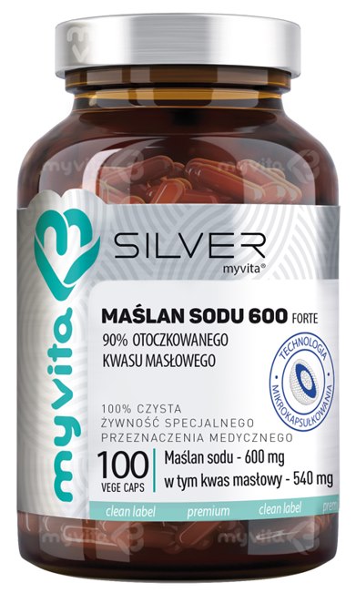MyVita Sodium Butyrate Forte 600mg framsida