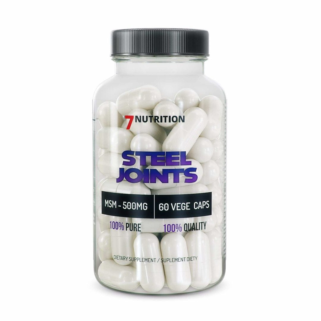 7Nutrition Steel Joints baksida näringsfakta