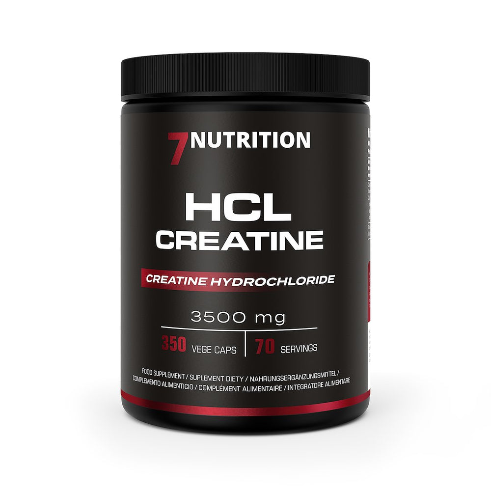 7Nutrition HCL Creatine 350 Vcaps baksida näringsfakta