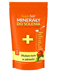 Supersól Minerals For Salting baksida ingredienser