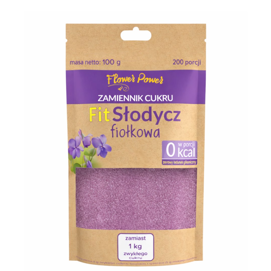 Blomsterkraft - Fit Sødemiddel Violet - 100g