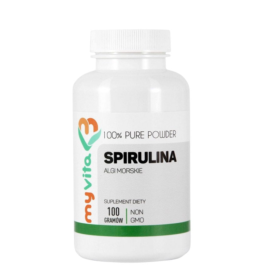 MyVita Spirulina – Naturligt Superlivsmedel framsida