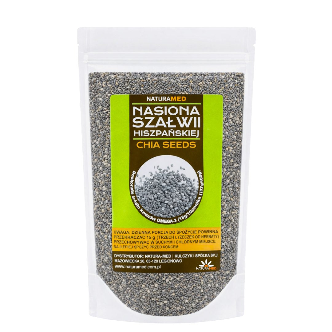Natura-Med Chia Seeds förpackning framsida