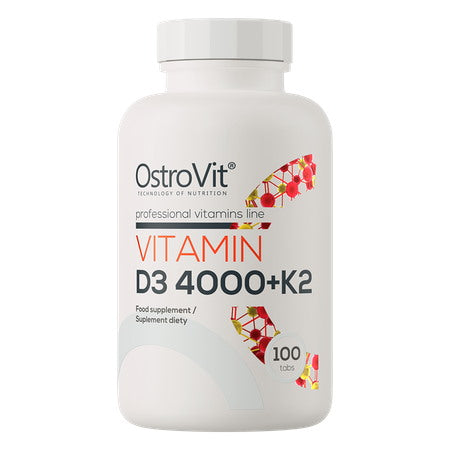 Vitamin D3 4000 + K2 ingredienser
