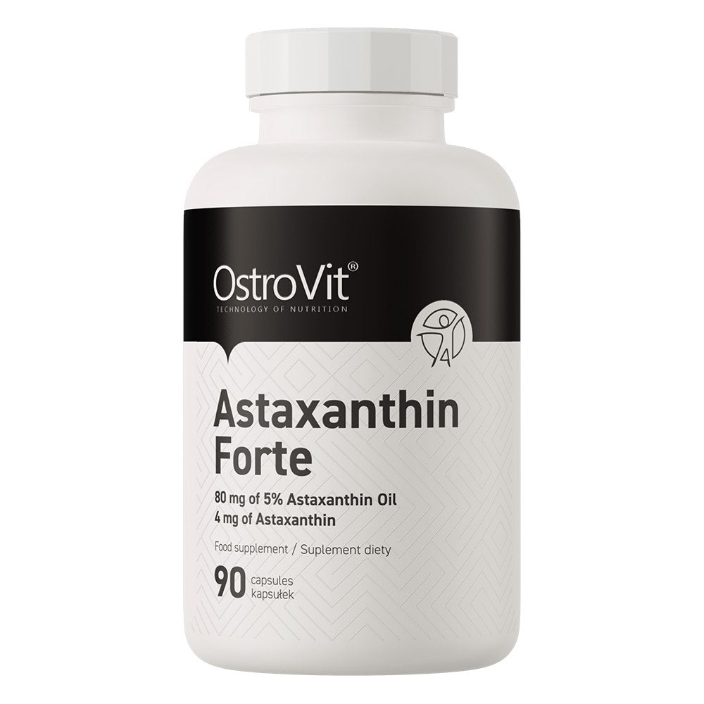 Astaxanthin Forte 4 mg naturlig astaxantin framsida