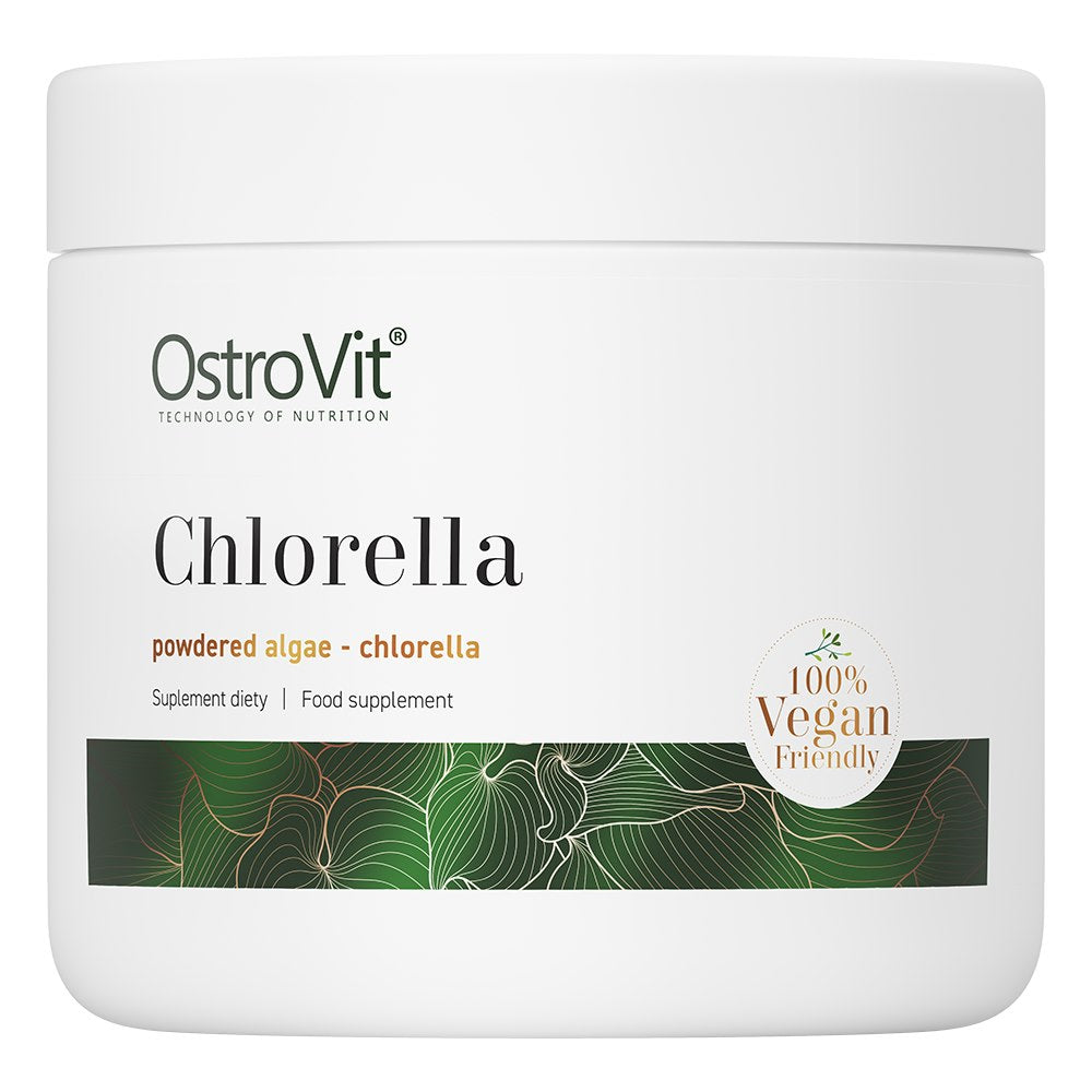 OstroVit Chlorella ingredienser etikett