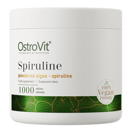 Spirulina Veggie – 1000 tabletter framsida