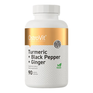 OstroVit Turmeric + Black Pepper + Ginger framsida