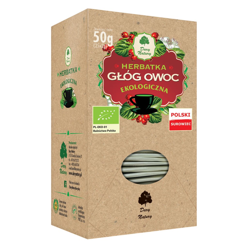 Dary Natury Organic Hawthorn Fruit Tea framsida