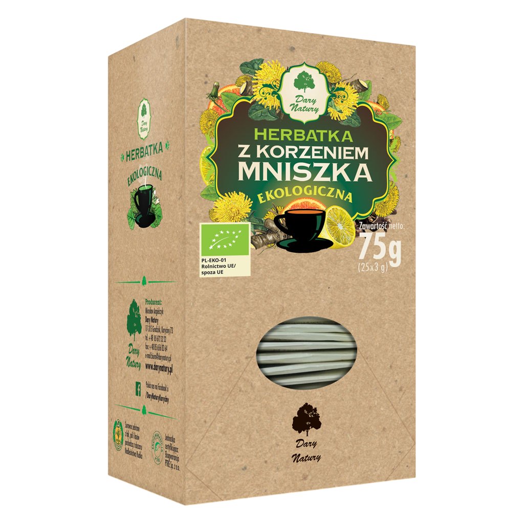 Dary Natury Dandelion Root Tea Organic framsida