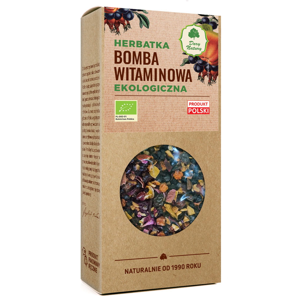 Dary Natury Organic Vitamin Bomb Tea framsida