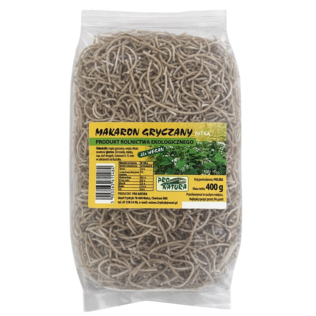 Pro Natura - Organic Buckwheat Pasta Noodles 400g