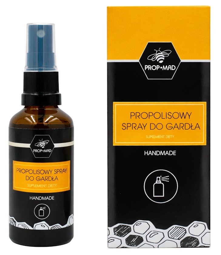 Prop-Mad Propolis Throat Spray framsida