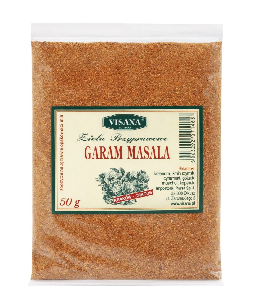 Visana Garam Masala 50g framsida