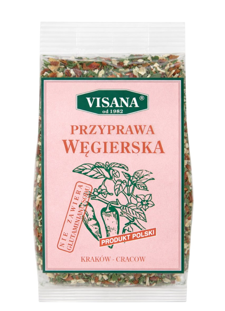 Visana Hungarian Spice baksida näringsinformation