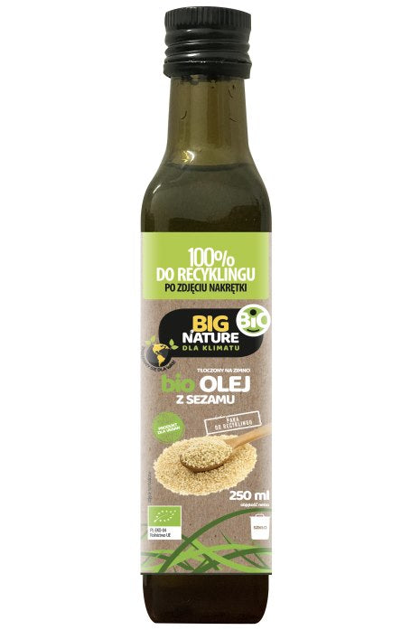 Big Nature - Organic Cold-Pressed Sesame Oil 250ml