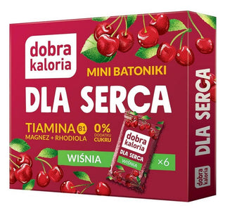 Dobra Kaloria Mini Bars Cherry framsida