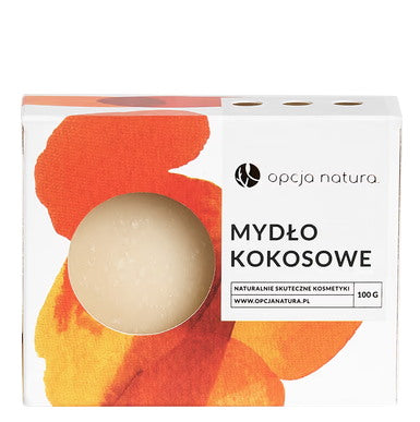OPCJA NATURA - Kokosolie sæbe i stykke 100g OPCJA NATURA