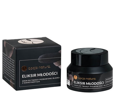 Opcja Natura Elixir Of Youth Face Cream öppen burk