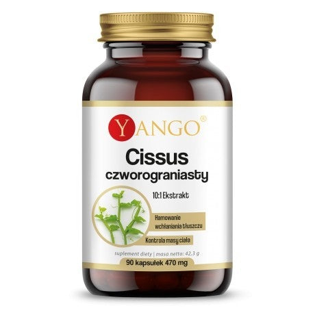Cissus Quadrangularis 10:1 – 90 kapslar baksida näringsfakta