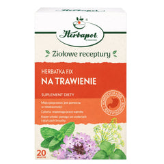 Herbapol Kraków Digestion Fix Herbal Tea baksida