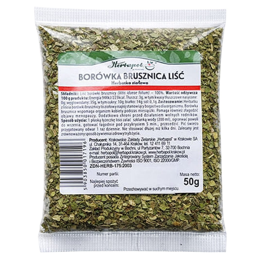 Herbapol Kraków Lingonberry Leaf Tea 50g framsida