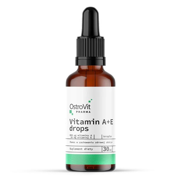 Vitamin A+E Drops flytande 30ml framsida