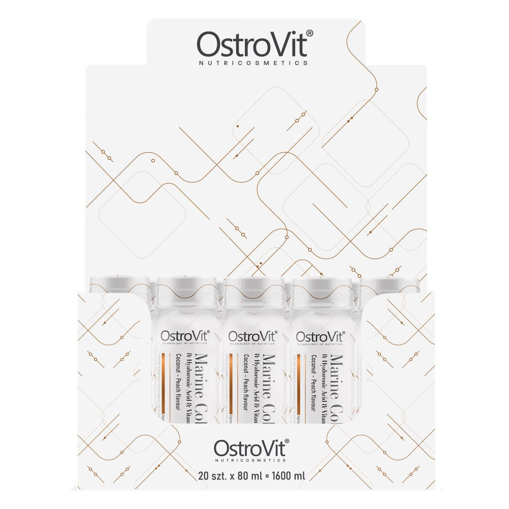 OstroVit Marine Collagen Shot baksida näringsfakta
