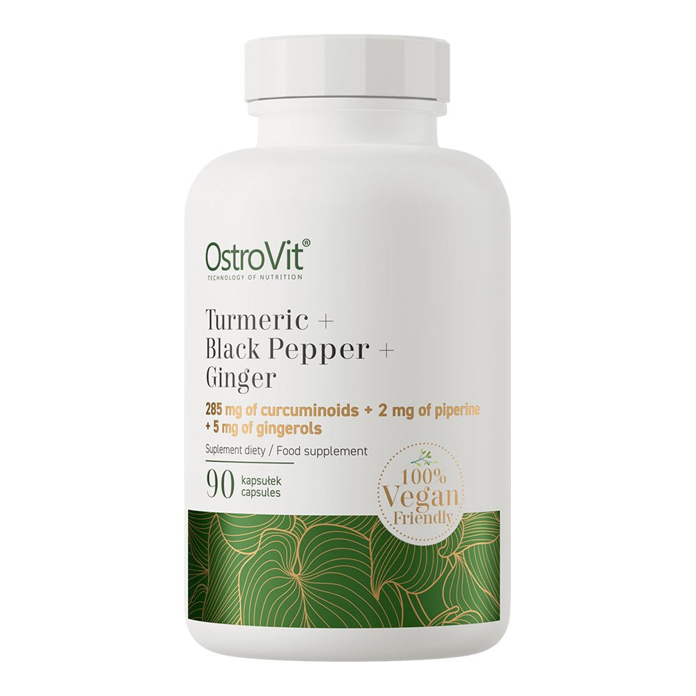 OstroVit Turmeric + Black Pepper + Ginger baksida
