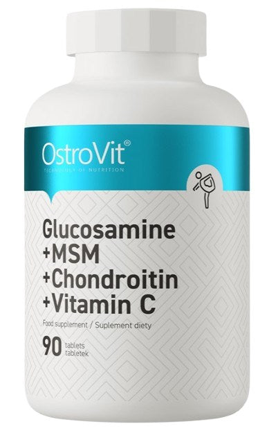 Ostrovit Glucosamine MSM Chondroitin Vitamin C 90 tabs framsida