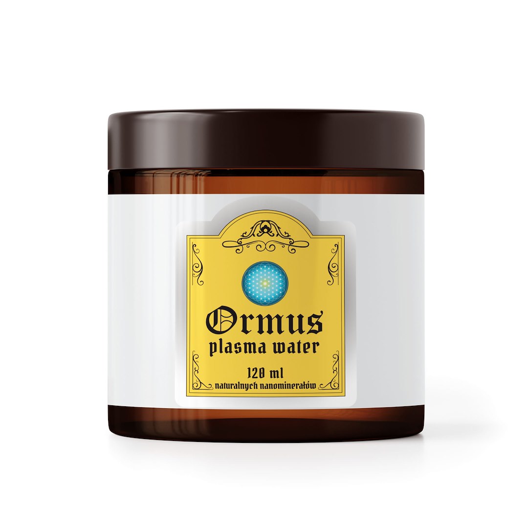 Ormus - Orme Plasma Water baksida näringsinformation