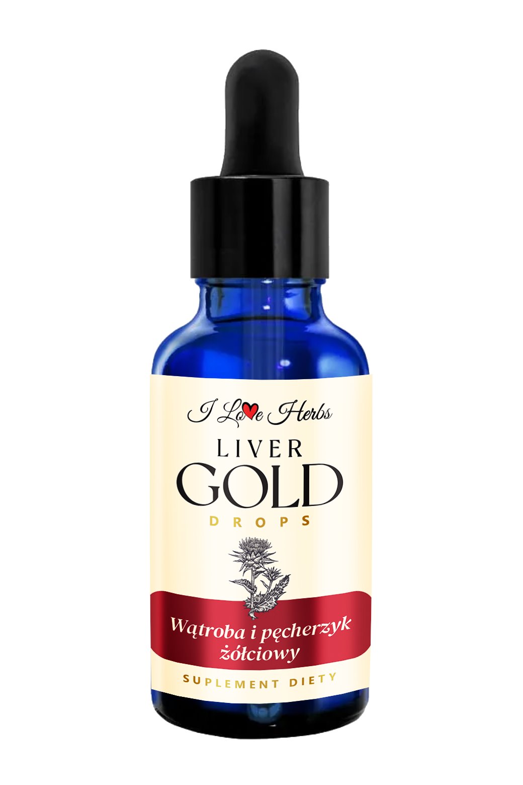 Liver Gold Drops – Leveröga 50ml framsida