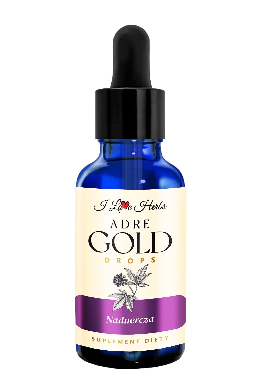 Adre Gold Drops – 10 växtextrakter framsida