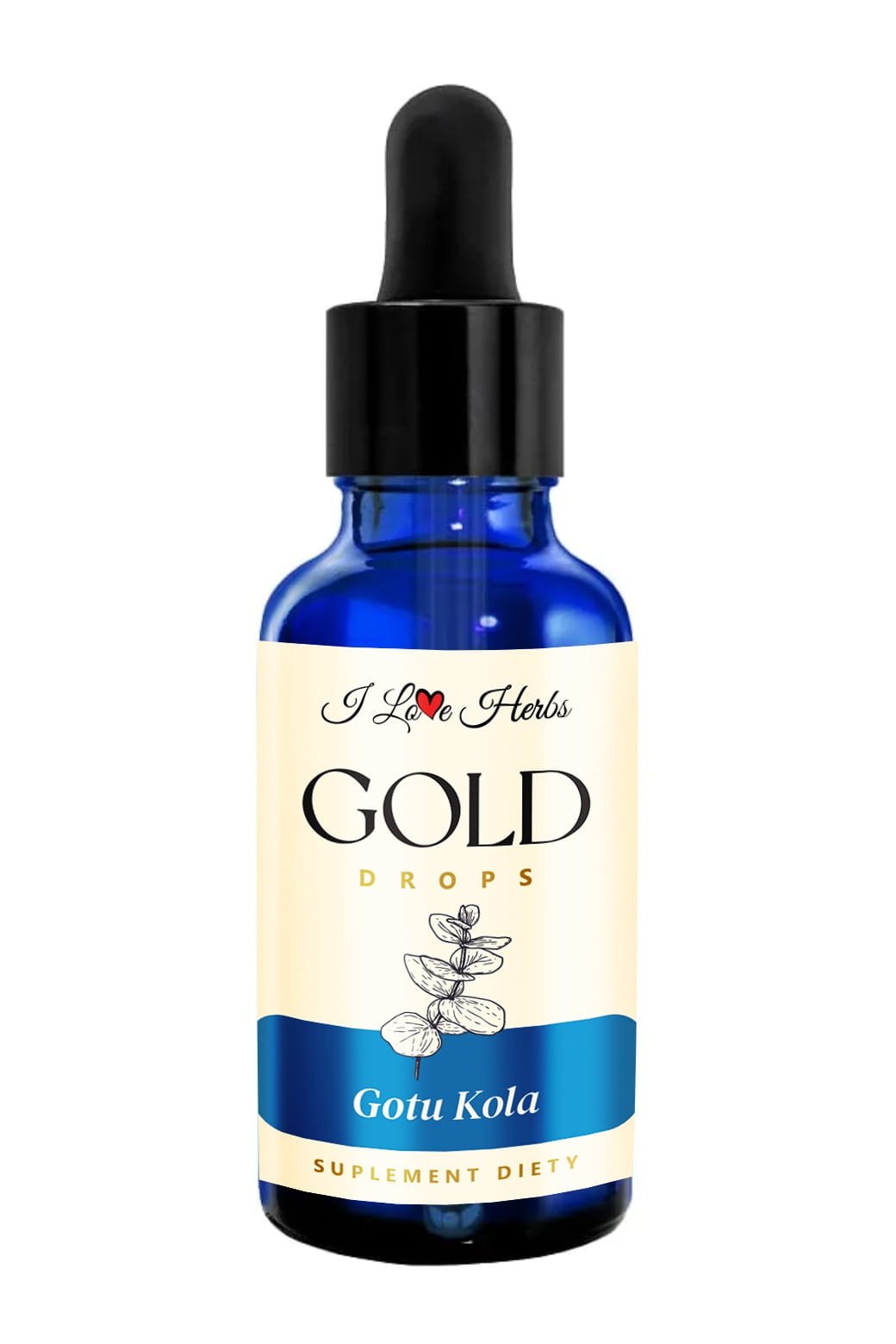 I Love Herbs Gold Drops framsida