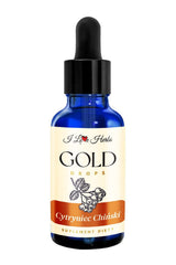 I Love Herbs Gold Drops flaska öppen