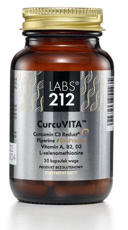 Curcuvita Kurkuma & D3 baksida näringsfakta