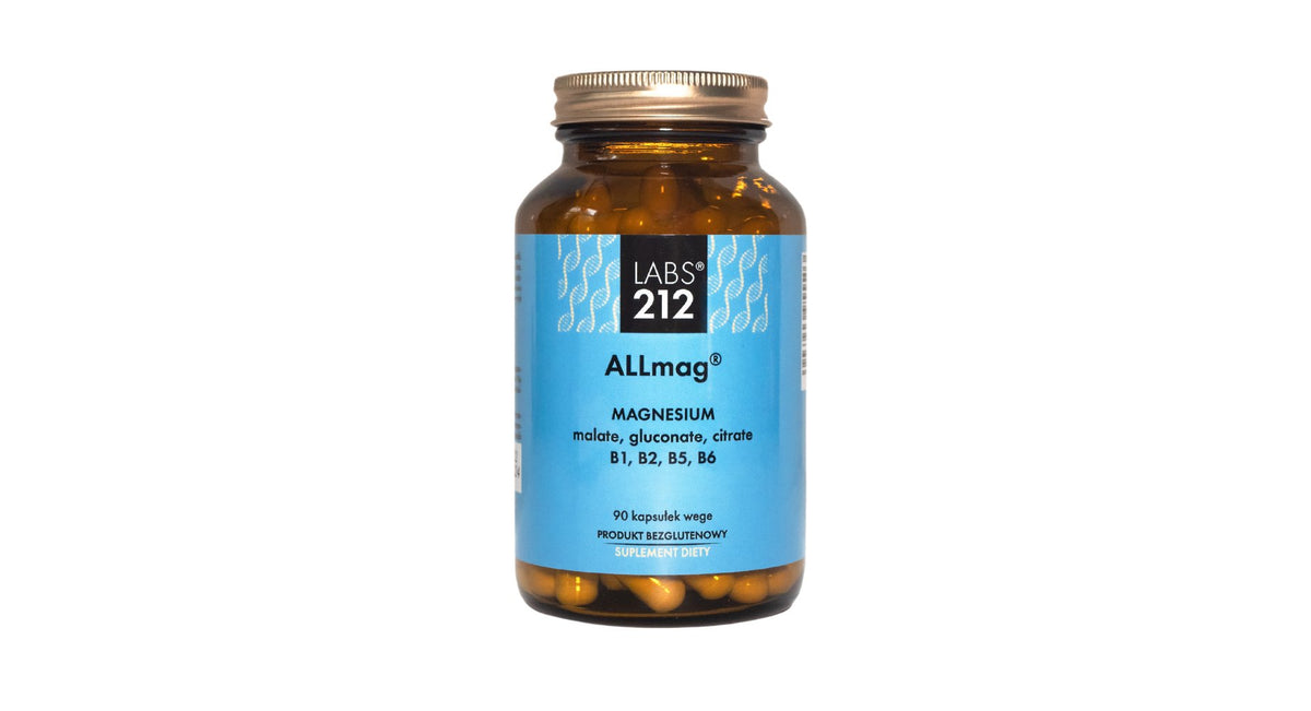 Labs 212 Allmag Magnesium & B-vitaminer framsida