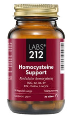 Homocysteine Support – 90 kapslar baksida näringsfakta