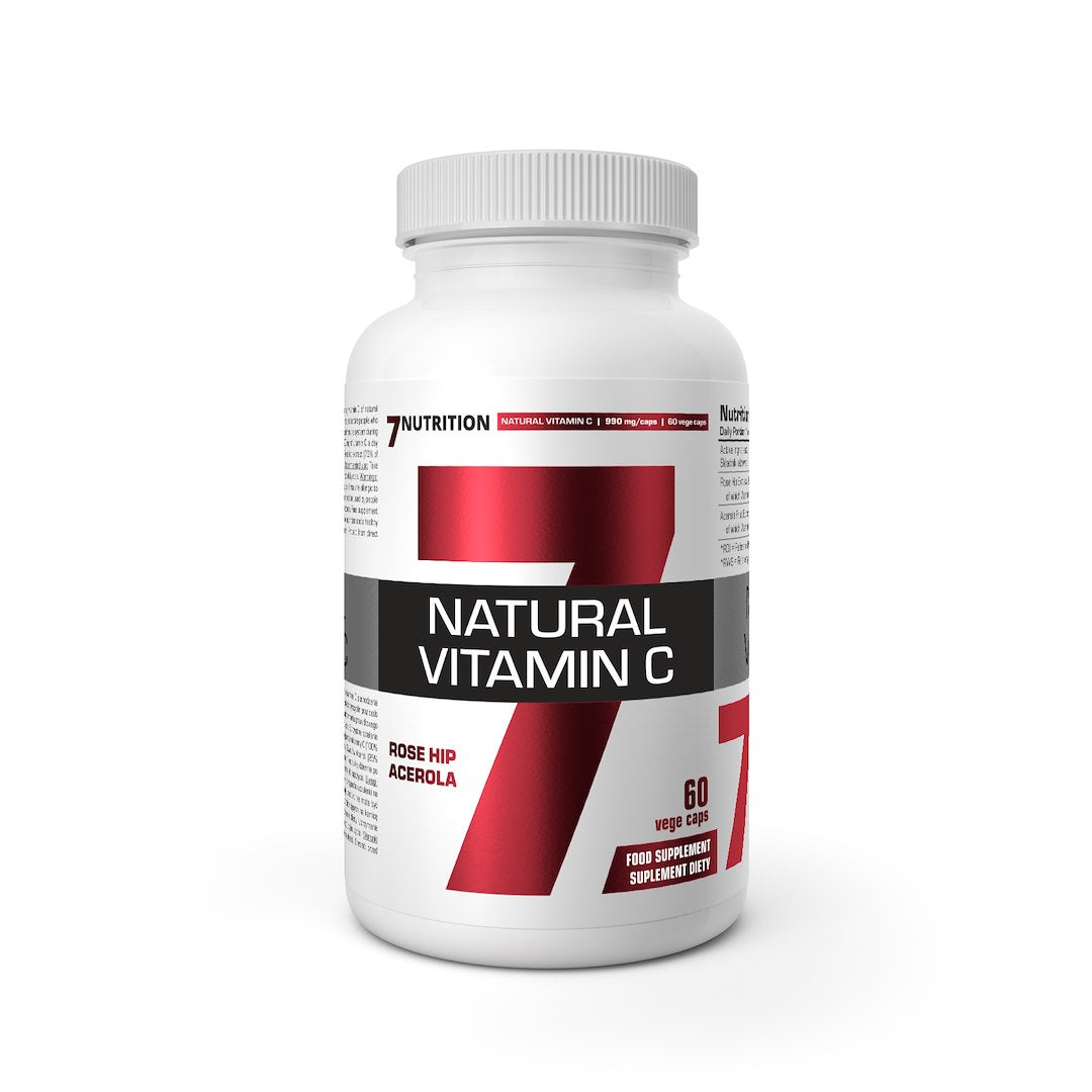 7Nutrition Natural Vitamin C 60 Vcaps framsida