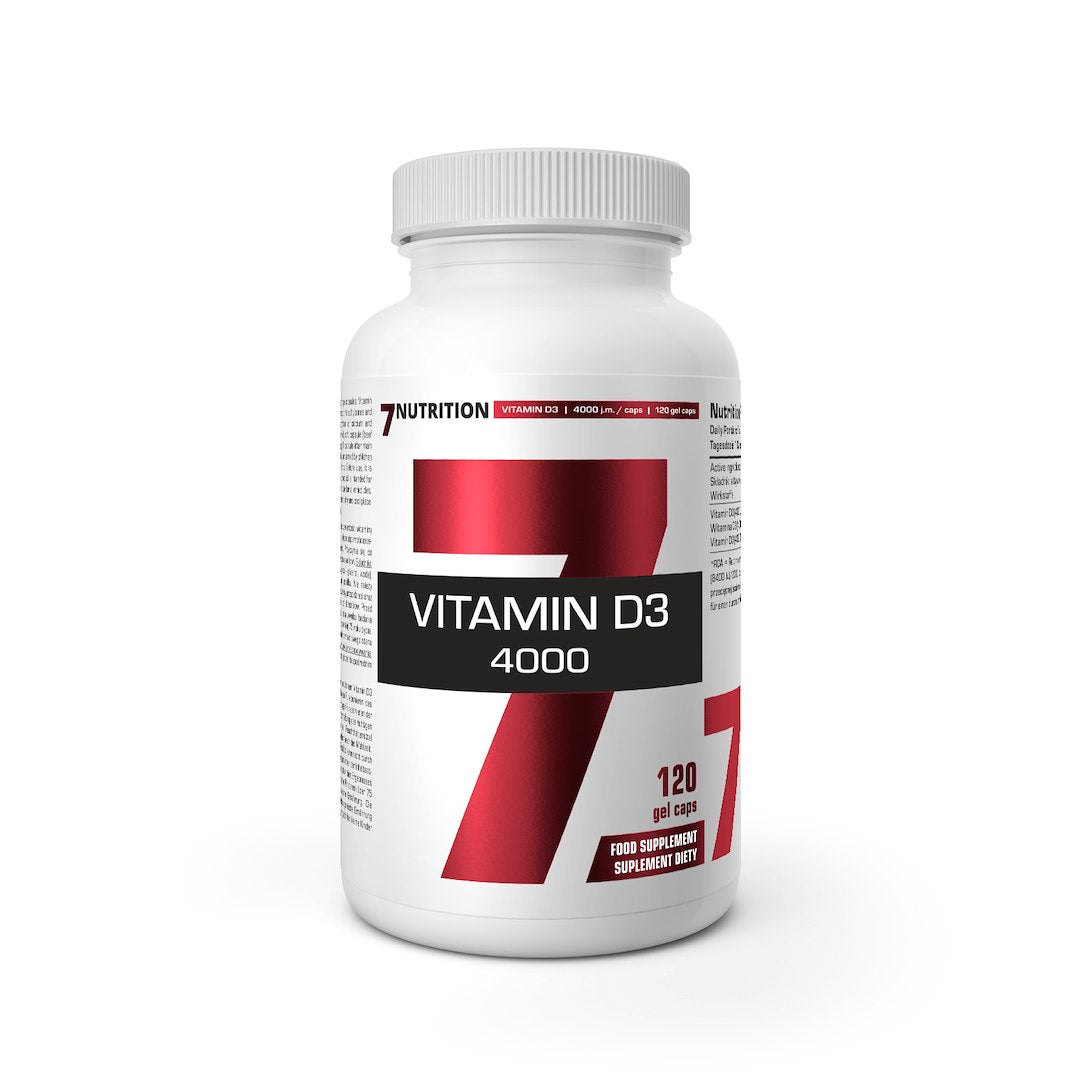 7Nutrition Vitamin D 4000 framsida förpackning