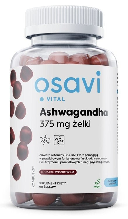 Osavi Ashwagandha baksida näringsfakta