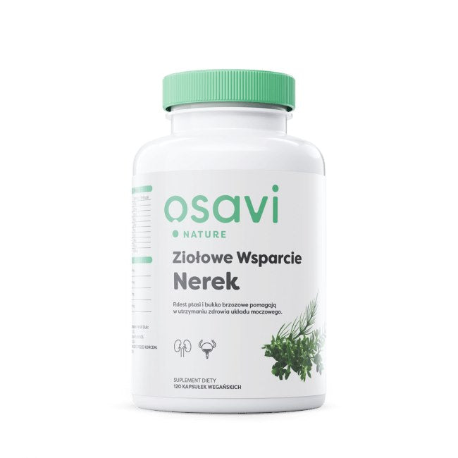 Osavi Herbal Kidney Support baksida näringsfakta