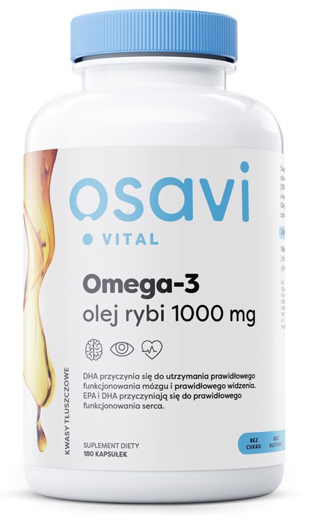 Osavi Omega-3 Fish Oil 1000mg framsida