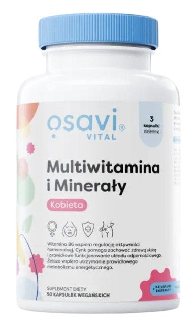 Osavi - Monivitamiinit ja mineraalit naisille - 90 kapselia